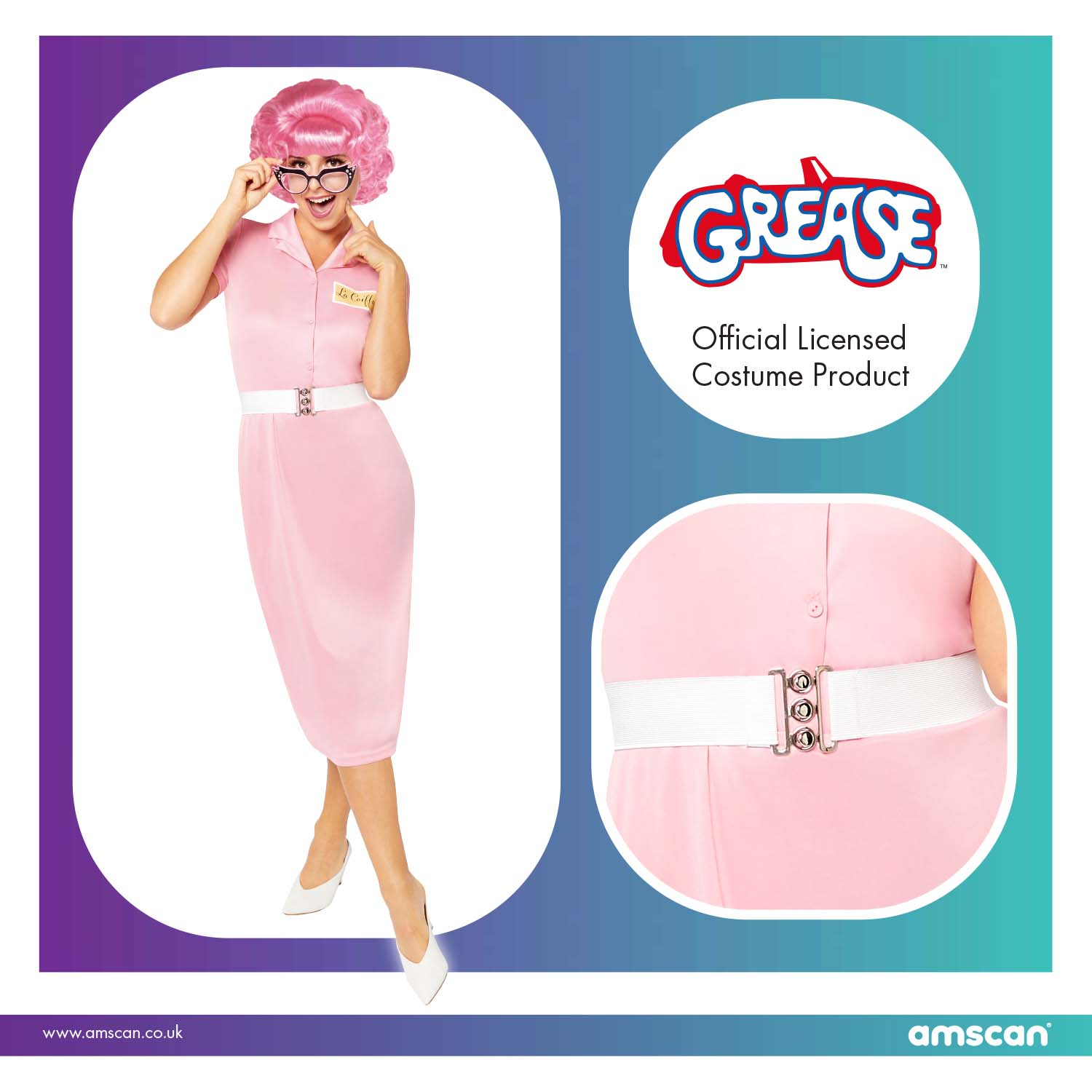 Frenchy Costume Size 8 10 1 PC Amscan International